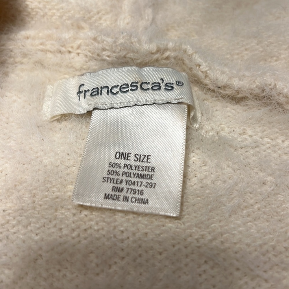 FRANCESC’s COLLECTION Dolman Sleeve Poncho One Size - Picture 4 of 6
